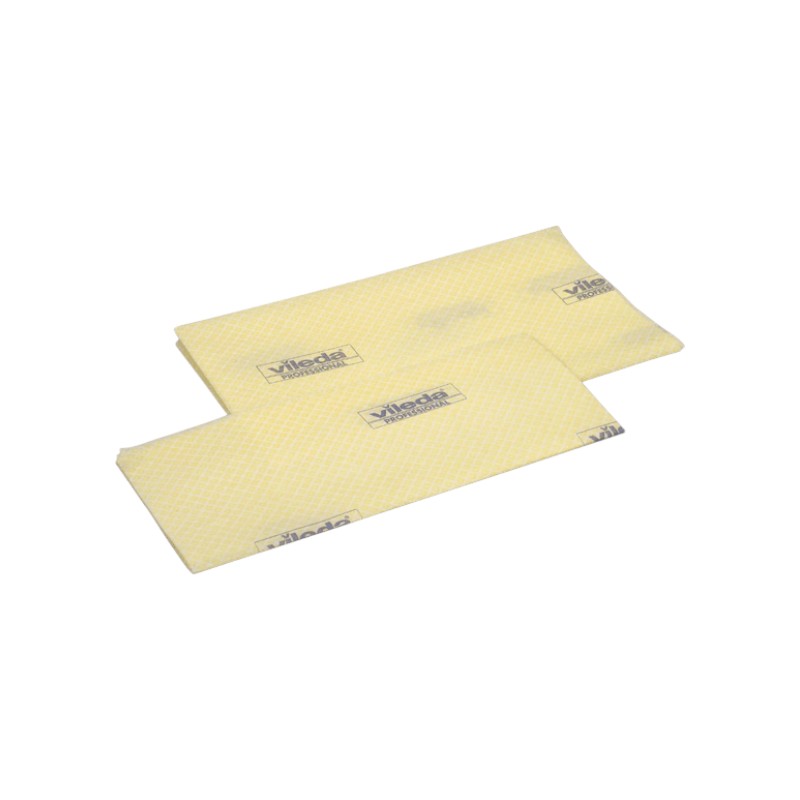 Voiles imprégnés Vileda - High Performance 60x24 cm - Jaunes - 10x50 Pièces